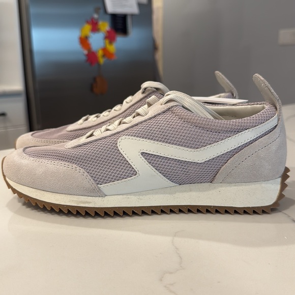 NEW - Rag & Bone size 37 Lavender Retro Runner Shoes - Picture 5 of 5
